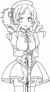 Homura Madoka Magica Coloring Pages sketch template