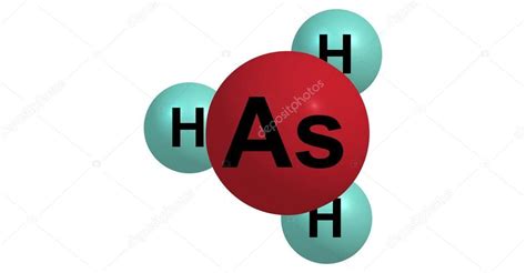 Arsine molecular structure isolated on white — Stock Photo © olla ...