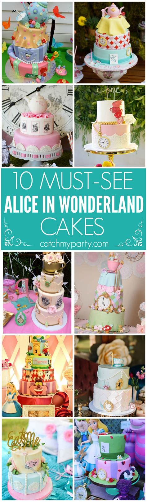 10 Must-See Alice in Wonderland Cakes | Catch My Party