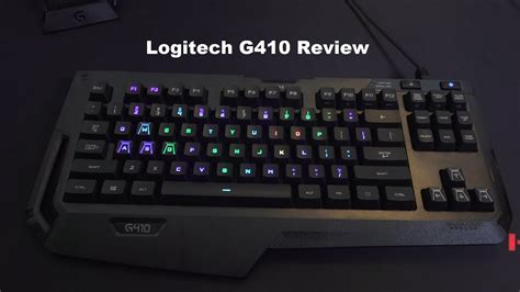 Logitech G410 Tenkeyless Gaming Keyboard Review - YouTube