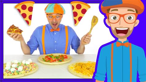 Funny Fun Pizza Song by Blippi | Foods for Kids - YouTube