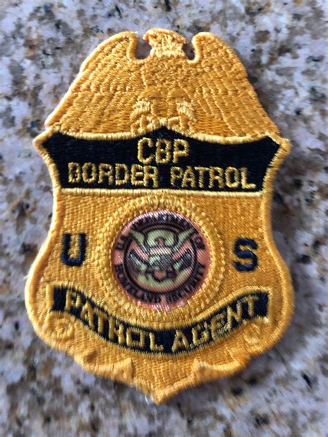 NEW RARE US Border Patrol Agent Uniform badge patch United | Etsy