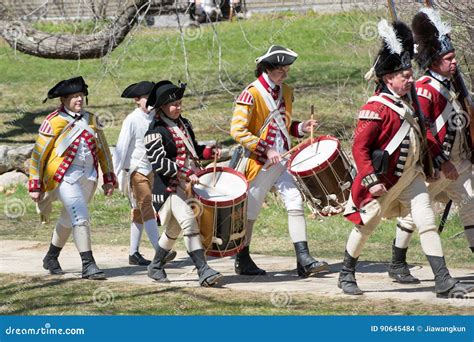 Historical Reenactment Events in Lexington, MA, USA Editorial Stock ...