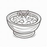 Premium Photo  Soup Coloring Page Simple Line Art Of Broth In Bowl sketch template