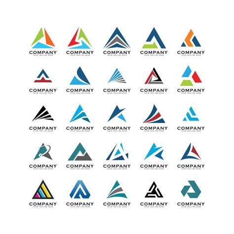 pngtree-set-of-triangle-logo-vector-abstract-a-triangle-logo-abstract ...