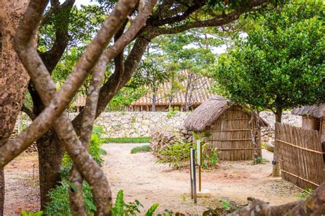 Okinawa, Japan Historical Village Stock Photo - Image of home, motobu: 171132844