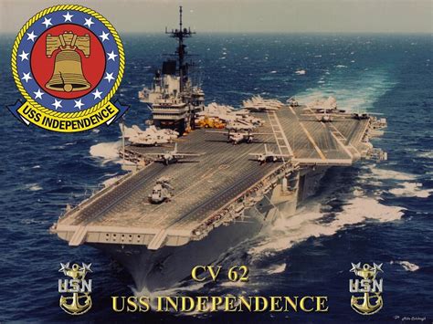 Cv-62 Uss Independence Digital Art by Mil Merchant