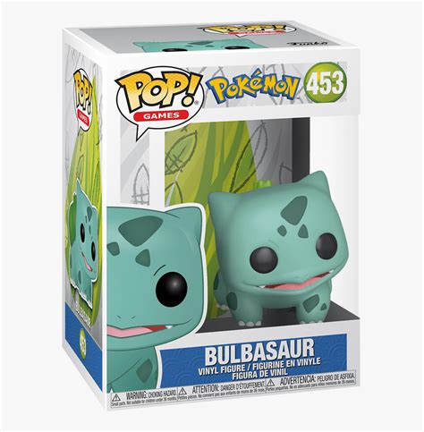 Games Pokemon Bulbasaur Funko Pop - Pokemon Funko Pop Bulbasaur, HD Png Download - kindpng