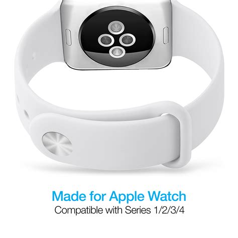 Silicone Apple Watch Band - White (38/40mm) | Hypercel