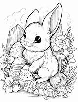 44 Cute Bunny Coloring Pages For Kids And Adults  Our Mindful Life sketch template