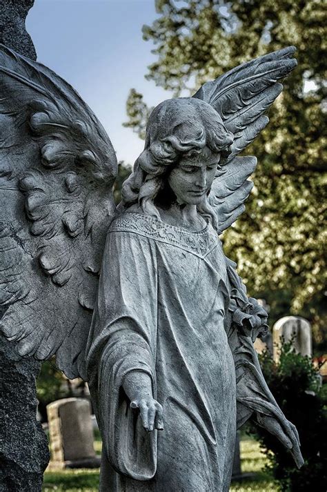 Cemetery Angel - Guardian Angel Photograph by James DeFazio