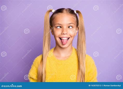 Girl With Tongue Royalty-Free Stock Photography | CartoonDealer.com #101291783