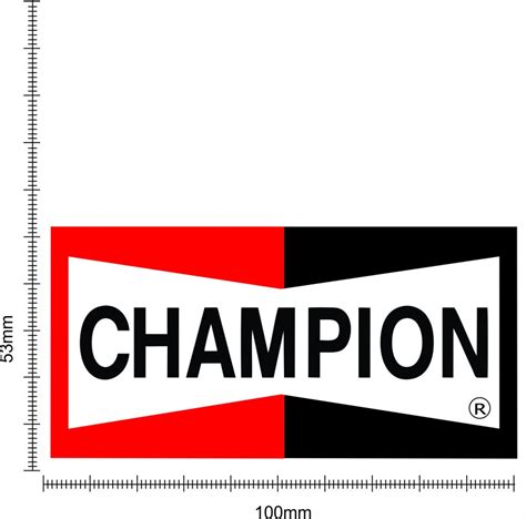 Champion Toolbox Sticker | Piston Graphics