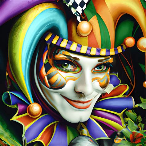 Magical Harlequin Graphic · Creative Fabrica