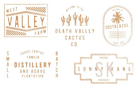 The vintage logo & font super bundle | Creative Illustrator Templates ...