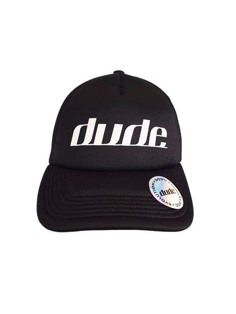 An image of DUDE Origin Trucker Hat front view