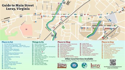 Guide to Main Street Luray VA