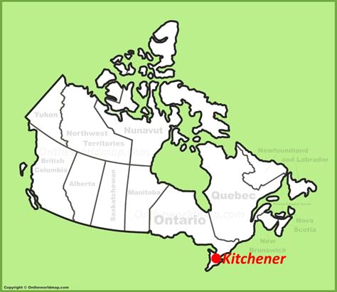 Kitchener Map | Ontario, Canada | Detailed Maps of Kitchener