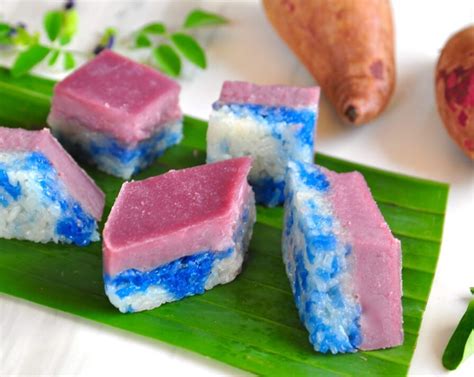 Purple Sweet Potato Kuih Seri Muka Recipe | SideChef