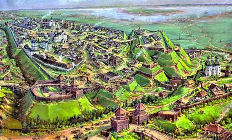 Medieval Chernigov (aka Chernihiv) in Ukraine : r/papertowns