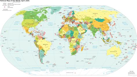 New World Map With Country Names Png Parade – World Map With Major ...