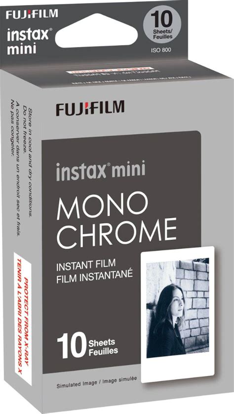 Best Buy: Fujifilm instax mini Monochrome Instant Film Black/White 16531960