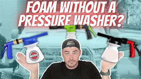 Foam CAR WASH without pressure washer! Garden Hose Foam Gun - YouTube