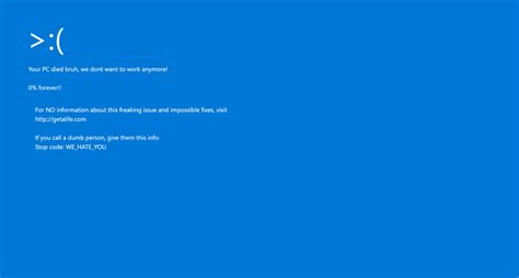 Angry BSOD Blank Template - Imgflip