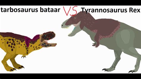 BRS4 Tyrannosaurus Vs Tarbosaurus - YouTube