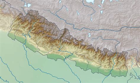 3d map of nepal - Nepal 3d map (Southern Asia - Asia)