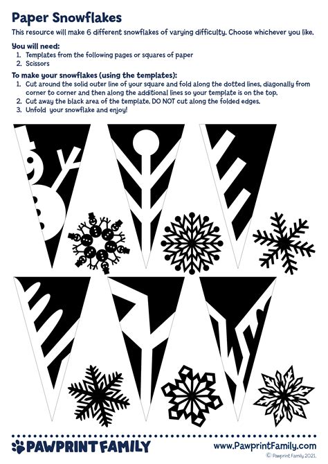 Paper Snowflake Patterns