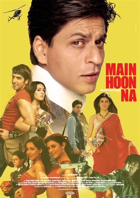 Main Hoon Na (2004) | Shahrukh Khan Hindi Movie Posters | Pinterest