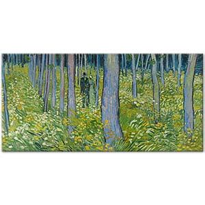 Undergrowth With Two Figures by Vincent van Gogh | Kalligone