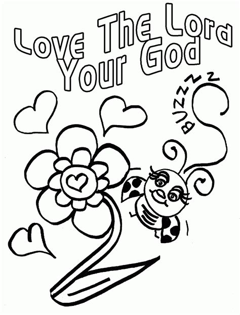 God Is Love Coloring Pages Free - Coloring Home