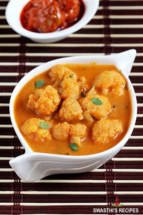 Gobi Masala | Cauliflower Masala - Swasthi's Recipes