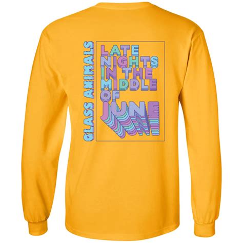 Glass Animals Merch Heatwaves Tee Shirt Late Night In the Middle Of June Shirt - Hnatee