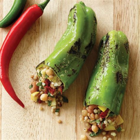 Grilled Stuffed Cubanelle Peppers | Recipe | Cubanelle pepper, Stuffed peppers, Cubanelle