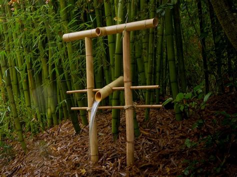 DIY Bamboo Design Ideas | Bamboo fountain, Bamboo water fountain, Bamboo garden