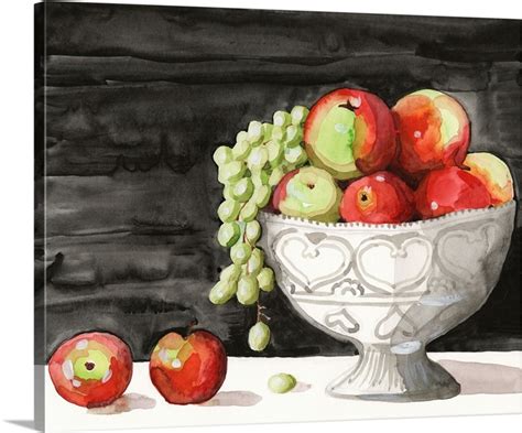 Watercolor Fruit Bowl I | Great Big Canvas