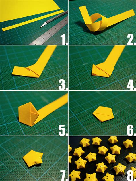 Tutorial: Lucky Origami Nintendo Stars – Geek Crafts