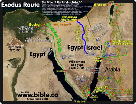 The Exodus Route: A scriptural proof, with the witness of history and archeology. Free online E ...