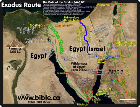 The Exodus Route: A scriptural proof, with the witness of history and archeology. Free online E ...