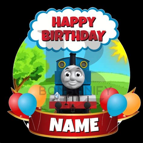 Thomas the Train Birthday Shirt - Etsy