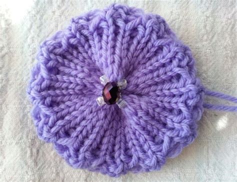 Frilly Quick Knit Flower - GoodKnit Kisses