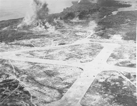 “Peleliu under fire during the pre-invasion bombardment, circa 12–15 ...