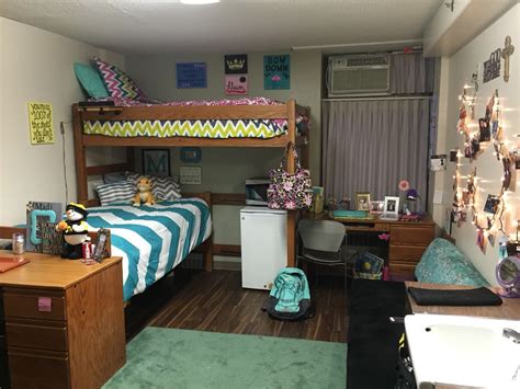 Dorm; University of Iowa | Dorm room layouts, Dorm room diy, Single ...