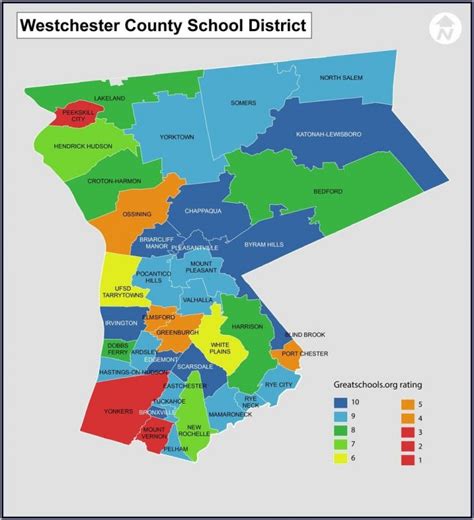 Westchester County School District Map - Map : Resume Examples #GX3GJjLKxb