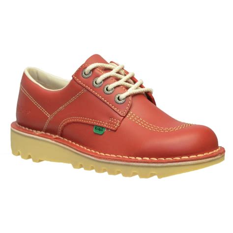 Kickers Kickers Kick Lo M Core Leather Red (C1) KF0000106-RCO Mens Shoes - Kickers from Pure ...