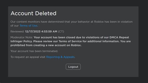 Copyright Termination - Platform Usage Support - Developer Forum | Roblox