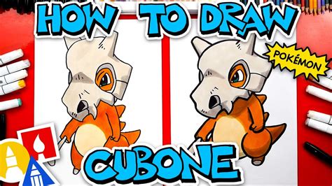 How To Draw A Cubone Pokémon - YouTube